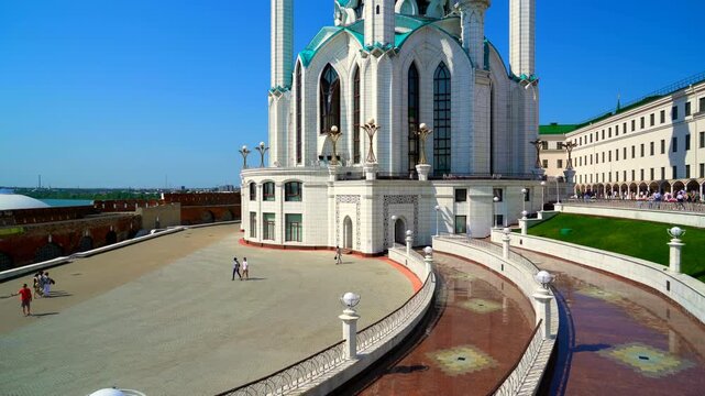 Kazan, Russia. Kul Sharif Mosque. On the territory of the Kazan Kremlin