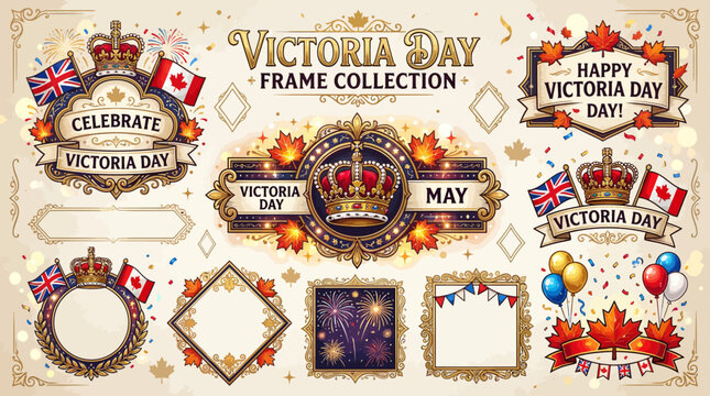 victoria day frame collection, celebrate may