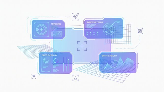 The infographic displays various graphs and charts on a grid background