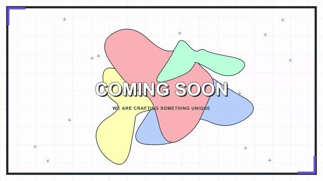 Colorful Coming Soon Animation