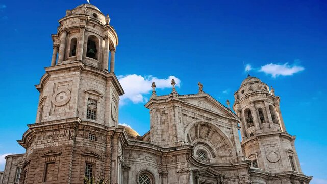 Notre Dame Cathedral in Paris France Historic Gothic Church Architecture Landmark with Stone Towers and Cross Symbolizing Religion History and European Travel