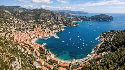 Fototapeta premium France Villefranche sur Mer Famous French Landscape