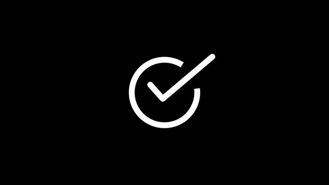 Minimalist white arrow down icon and curved line symbol on black background for user interface design and web navigation