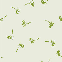 Fototapeta premium splendid fairywren bird exotic vector glyph seamless pattern splendid fairywren bird exotic sign illustration