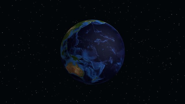Animated Zoom In From Space To Morelia City In Mexico