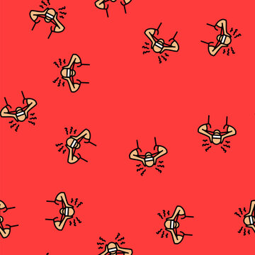 being watched or stalked scopophobia fear vector seamless pattern being watched or stalked scopophobia fear sign illustration