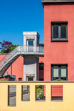 typical apartment house in austria