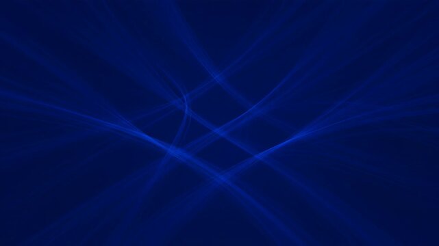 Dark blue background, featuring a central, glowing cross shape, with radiating light, beams and soft, intersecting lines