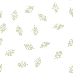 Obraz premium toga ancient rome vector glyph seamless pattern toga ancient rome sign illustration