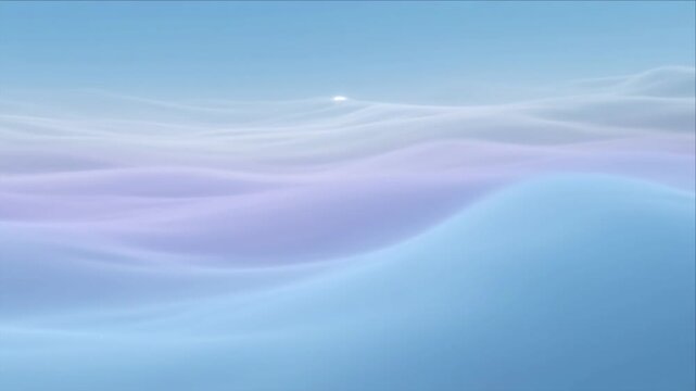 Luxury light overlay background abstract wave landscape in gentle pastel gradient horizon glow dreamy soft minimal design for banner website wallpaper and modern digital art layout