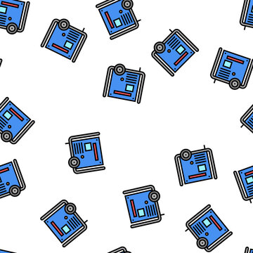 transformer electric equipment vector seamless pattern transformer electric equipment sign illustration