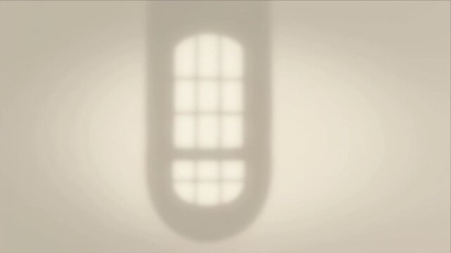 Luxury soft light overlay background with window shadow shape on beige wall creating calm elegant abstract texture for tranquil minimalist design layout interior copy space
