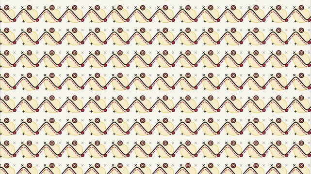 Cute Yellow Chick Character Sliding Down Zigzag Path with Heart Icon Minimalist Pixel Art Animation for Social Media Content Motion Graphics Overlay Background