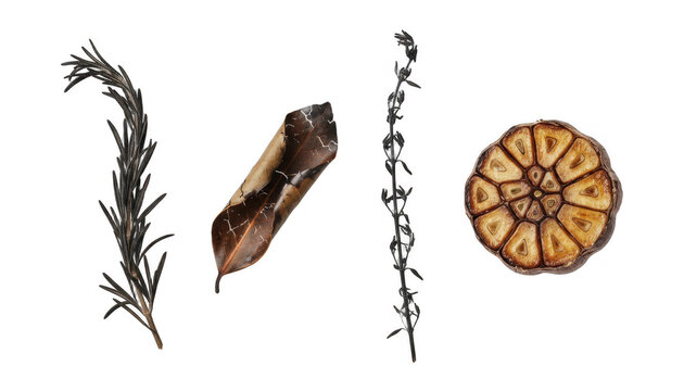 Herbs and Spices: Rosemary Dried Leaf Thyme Garlic Slice