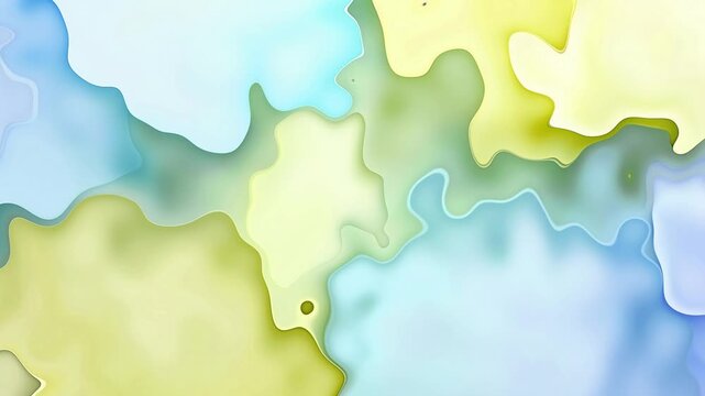 Pastel layered abstract background, Abstract pastel background with soft layered shapes liquid wave animation