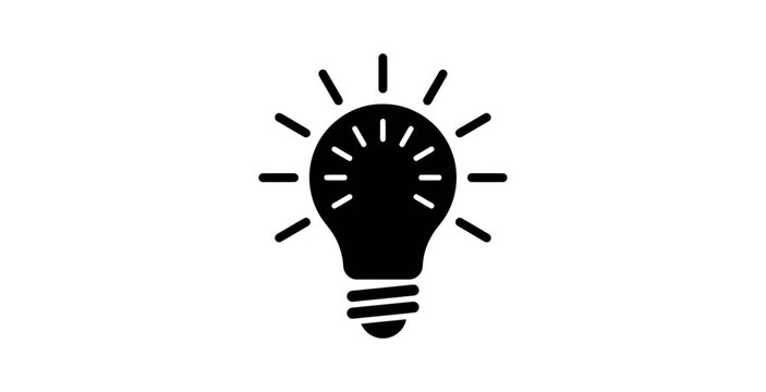 Minimalist Light Bulb Loading Icon