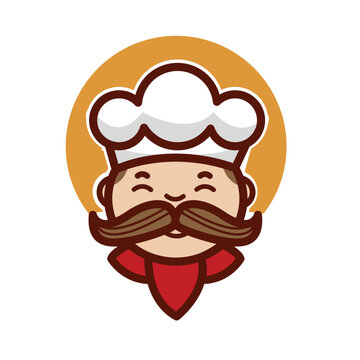 cheff vector logo graphic design