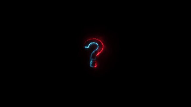 red question mark