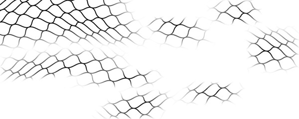 Curved net pattern. Seamless design for sportswear or equipment like soccer goals, volleyball nets, basketball hoops, hockey nets, and athletic gea © LAILATUN