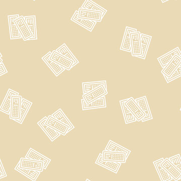 tickets lotto vector line seamless pattern tickets lotto sign illustration