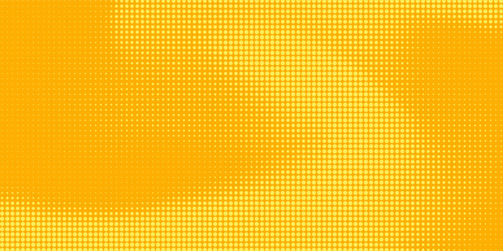 Pink halftone texture background. Retro comic gradient pattern. Bright rose pixelated dotted texture overlay