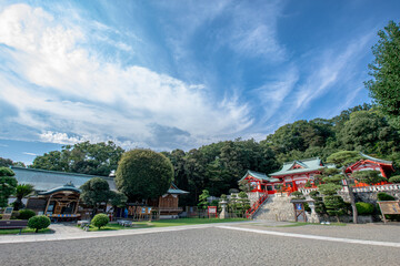 Fototapeta premium 神社の境内の風景