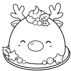 Christmas reindeer cake © Sweet