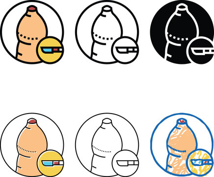 phimosis disease color icon vector. phimosis concepts disease sign. isolated symbol