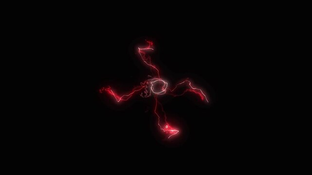 Blue shockwave glowing effect overlay anime style. Lightning, energy blast, magic spell and aura power up VFX