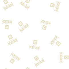 Fototapeta premium stove kitchen repair vector glyph seamless pattern stove kitchen repair sign illustration