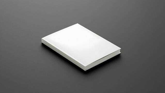 Clean book cover mockup realistic presentation for authors designers high resolution template
