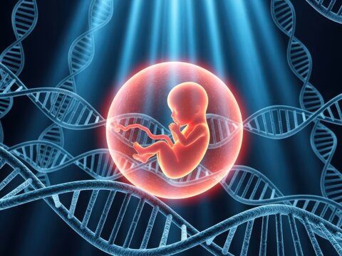 Fetal development and genetic structure