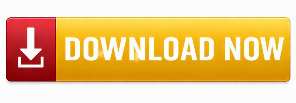 Bright yellow download now button with red arrow icon
