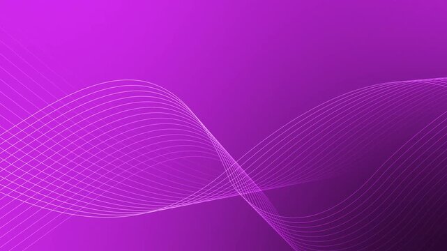 Abstract background with overlapping flowing wave lines forming an elegant sine-like ribbon animation