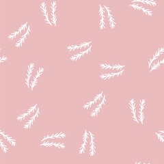 Fototapeta premium rosemary spice aromatherapy vector line seamless pattern rosemary spice aromatherapy sign illustration