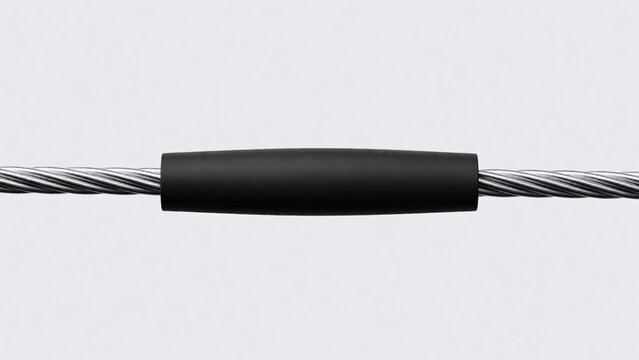 Heat-Shrink Clay Sleeve Engaging Steel Wire Splice 127