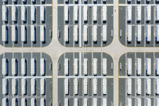 Top-Down Aerial View of a Large-Scale Battery Energy Storage Facility with Grid-Integrated Modular Units
