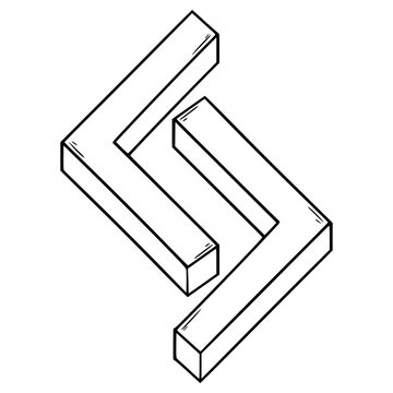 jera rune illustration hand drawn outline vector
