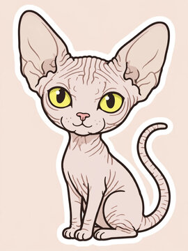 Sphynx cat icon
