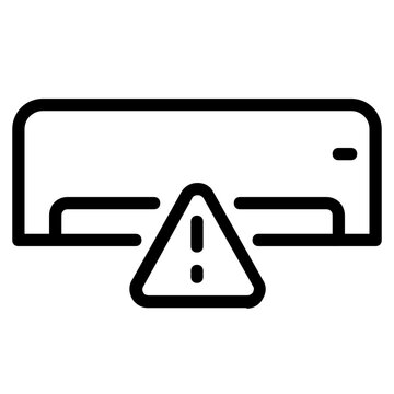 malfunction  icon line logo