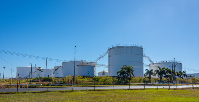 Diesel storage tanks at Mackay Harbour