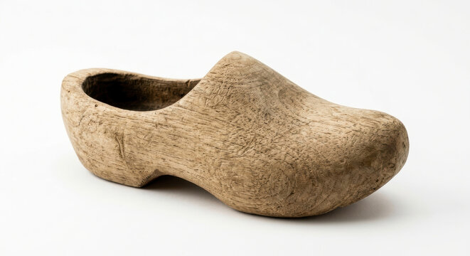 Weathered Traditional Dutch Wooden Clog