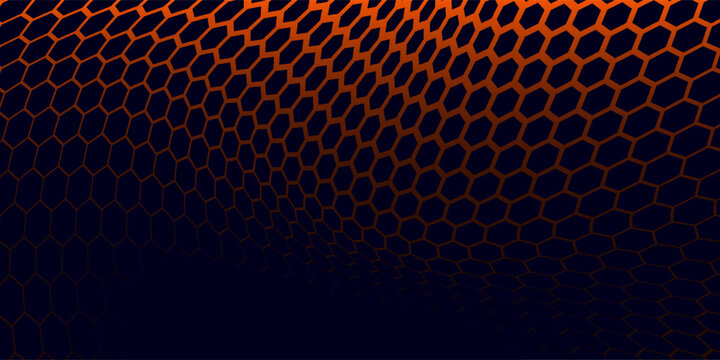 Abstract geometric dark blue and orange square theme overlap background modern simple nice good
