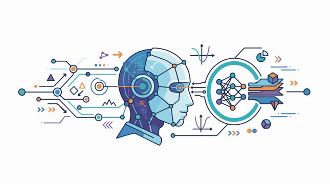 Abstract robotic head and network processing