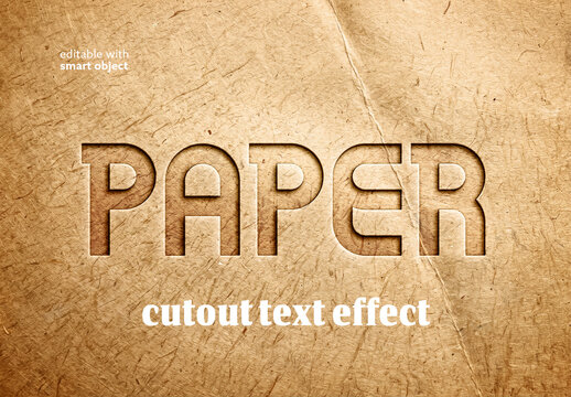 Cutout Text Effect