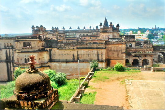 Jahangir Mahal, Citadel of Jahangir - a citadel and garrison located in Orchha, Madhya Pradesh, India.