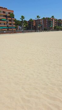 beach of Torredembarra, barcelona, spain