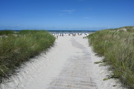 Weg am Strand von Spiekeroog