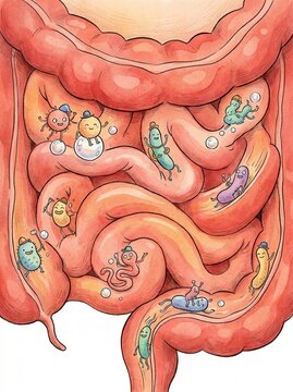Why are there bacteria in the intestines