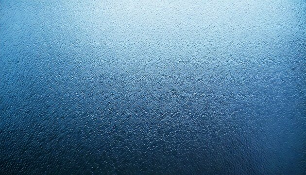 Blue frosted glass texture with tiny water droplets and condensation